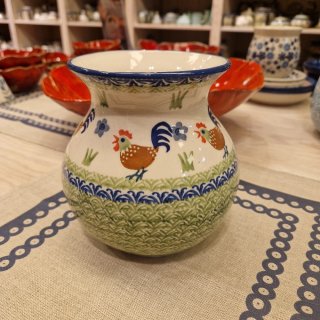 Blumen Vase, rund gro 