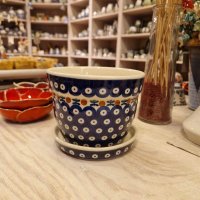 Blumentopf klein, mit Untersetzter