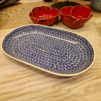 Groe, ovale Servierplatte 