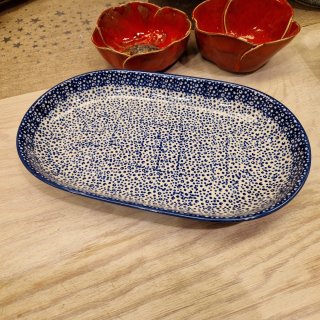 Groe, ovale Servierplatte 