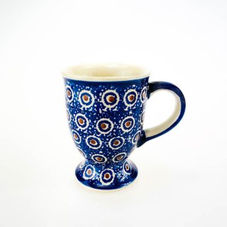 Cappuccino-/ Schoko Fussbecher mit Henkel