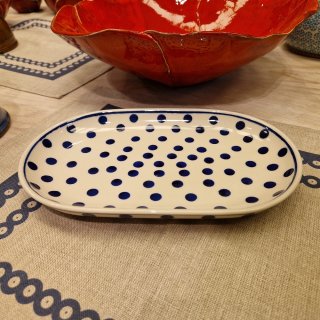 Groe, ovale Servierplatte 
